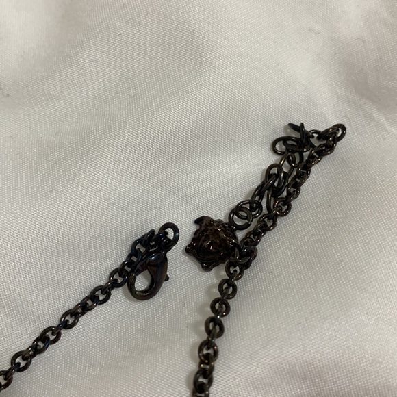 VERSACE BLACK LOGO BRACELET - Picture 4 of 4